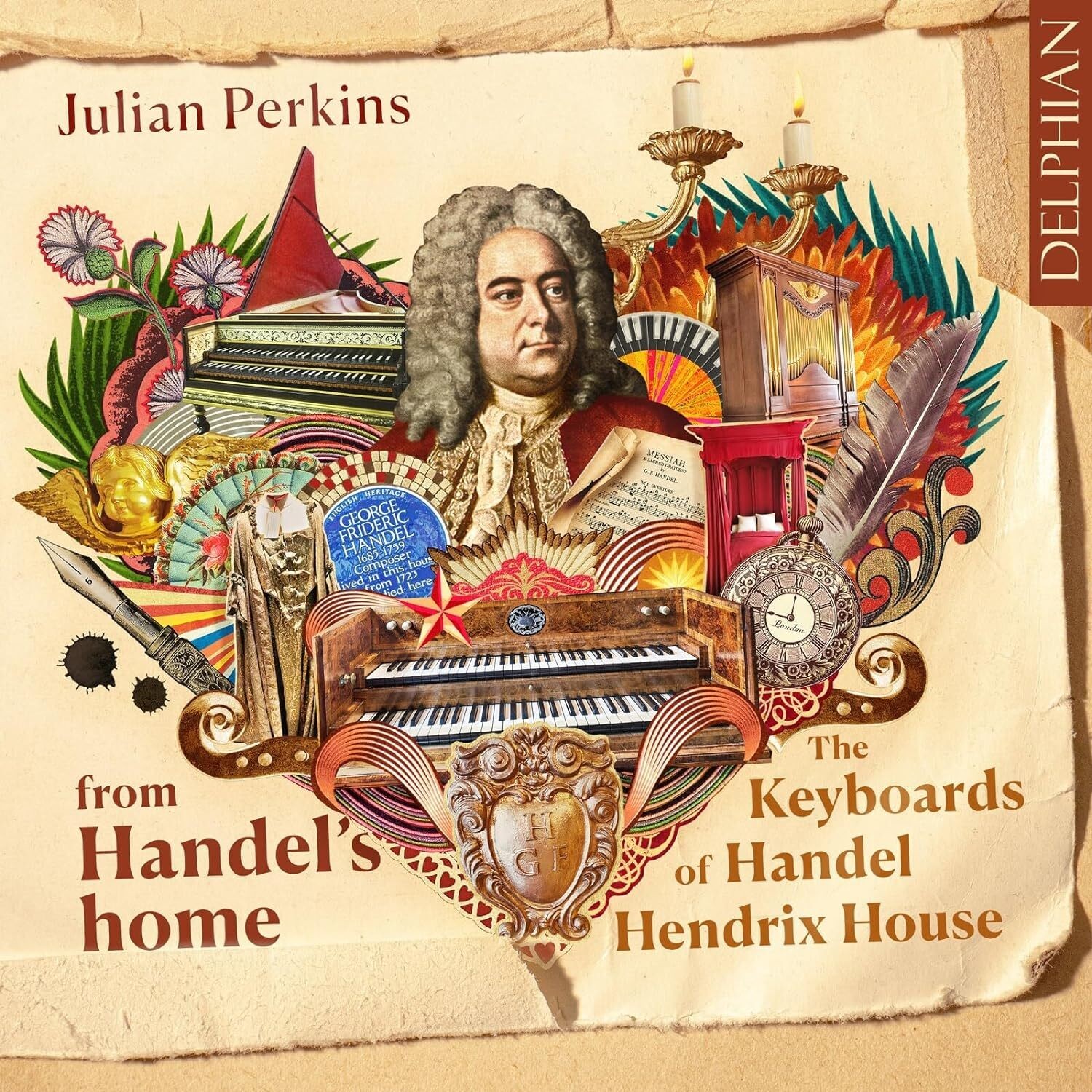 George Frideric Han From Handel's Home: The Keyboards of Handel Hendrix Ho (CD)