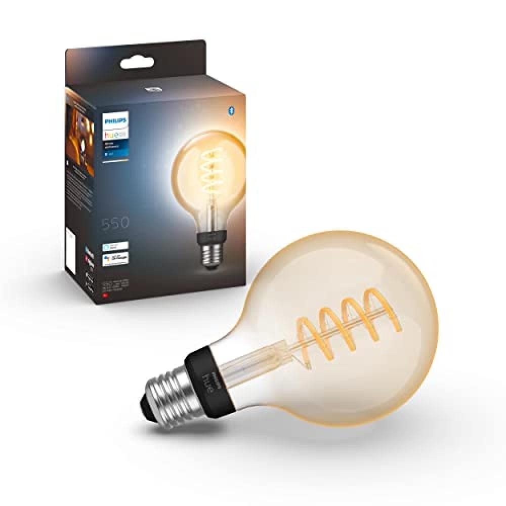 (TG. 1 pezzo) Philips Hue White Ambiance Filament, Lampadina a Filamento Conness