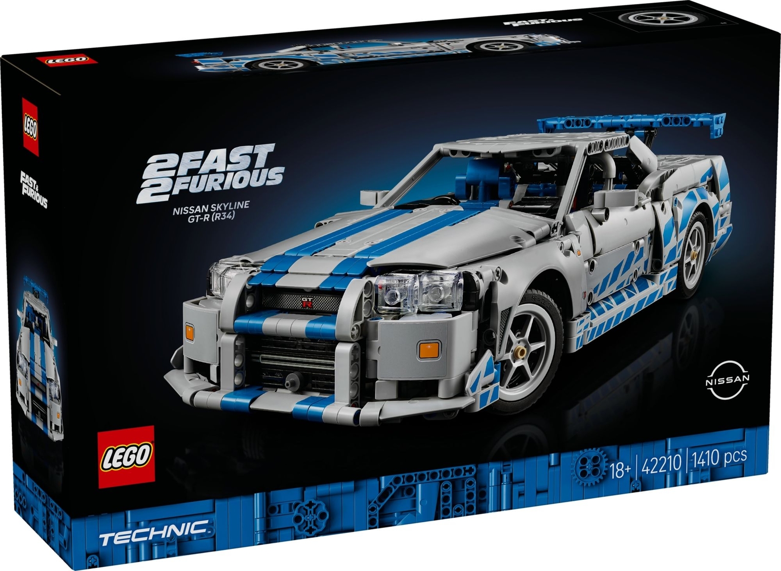 Gadget - Lego: 42210 - Technic - Auto Nissan Skyline Gt-R (R34) 2 Fast 2 Furious
