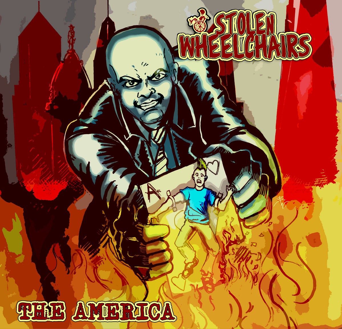Stolen Wheelchairs The America (Vinyl LP) 12" Album Coloured Vinyl
