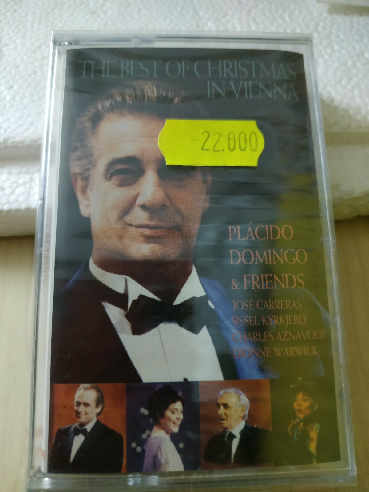 DOMINGO CARRERAS KIRKJEBO WARWICK THE BEST CHRISTMAS IN VIENNA MC SEALED 1996