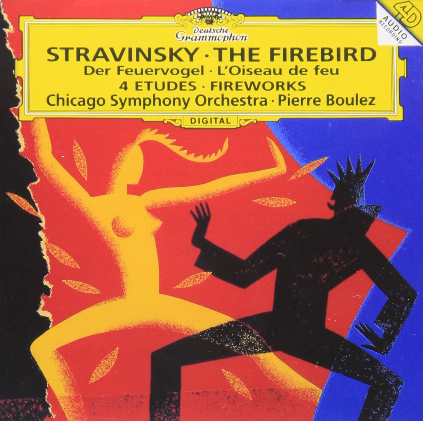 Pierre Boulez.Cso Stravinsky: L`Oiseau De Feu Feu D`Artifice Quarte Etudes (CD)