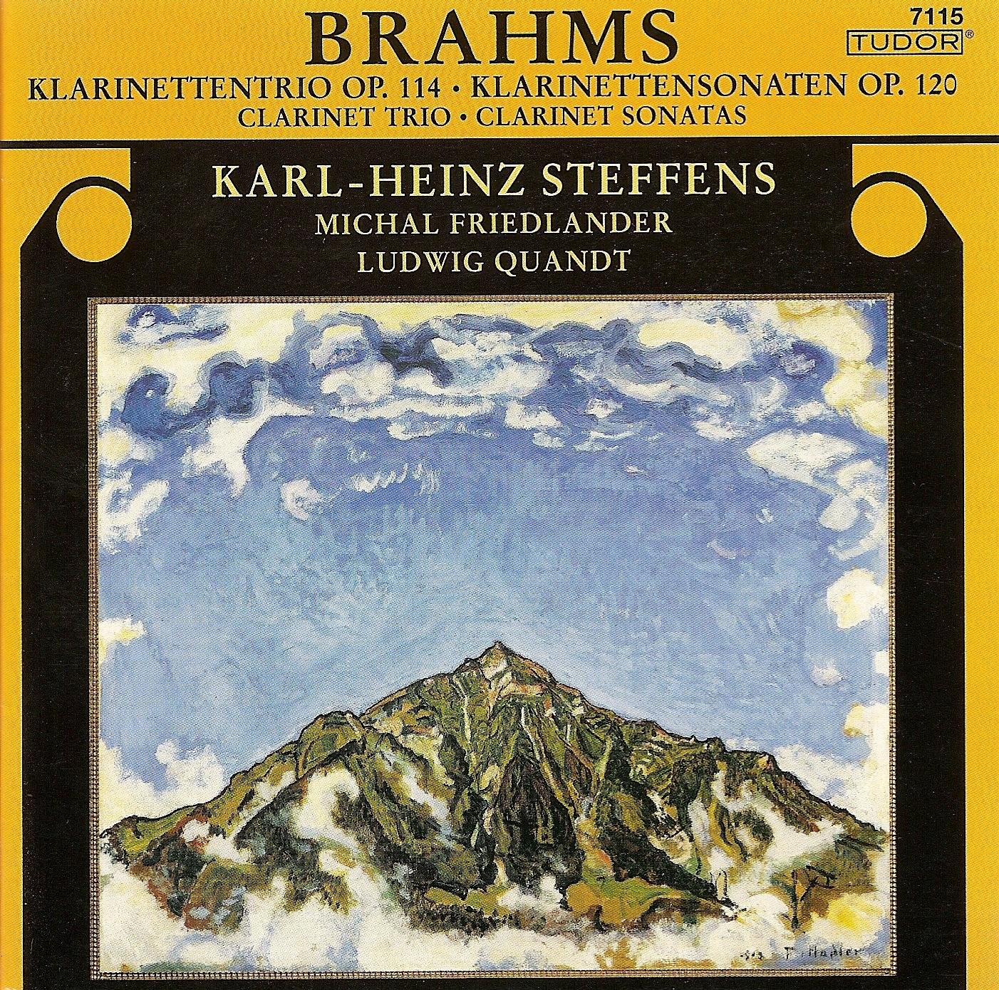 JOHANNES BRAHMS Clarinet Trio Op 144 / Clarinet Sonatas Op 120 (CD)