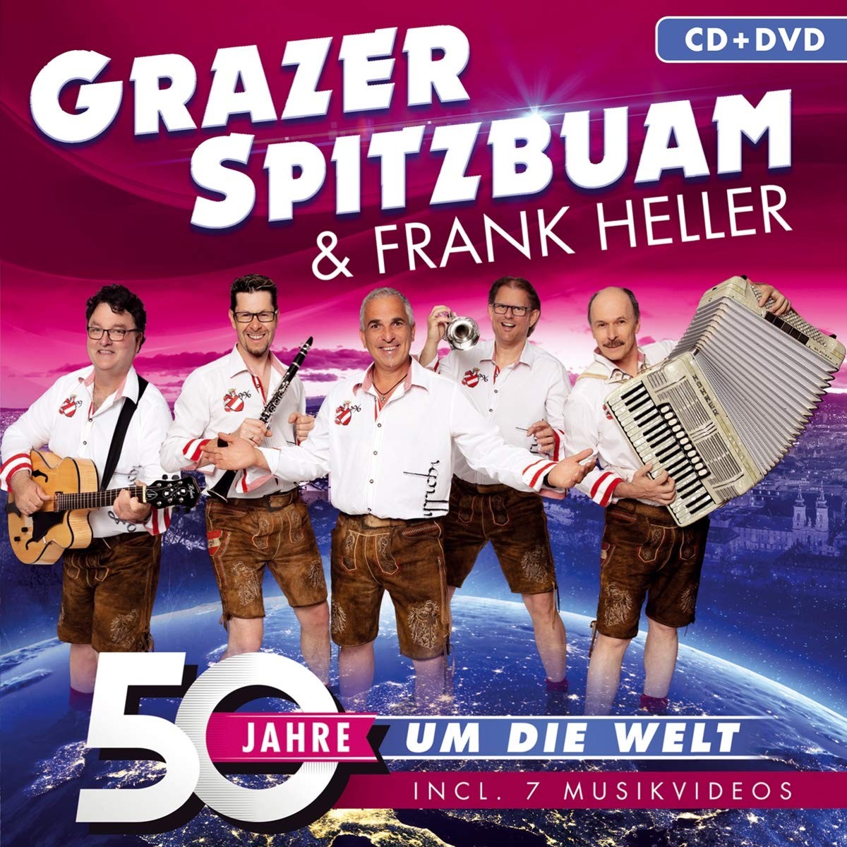 Frank Grazer Spitzbuam & Heller 50 Jahre Um die Welt (CD)