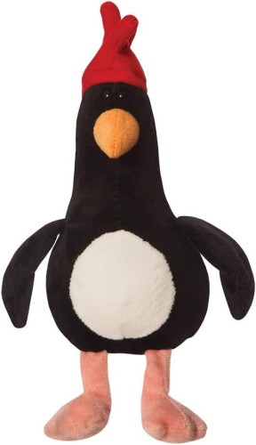 AURORA Feathers Mcgraw, Wallace and Gromit, Eco-friendly soft toy, Black & White