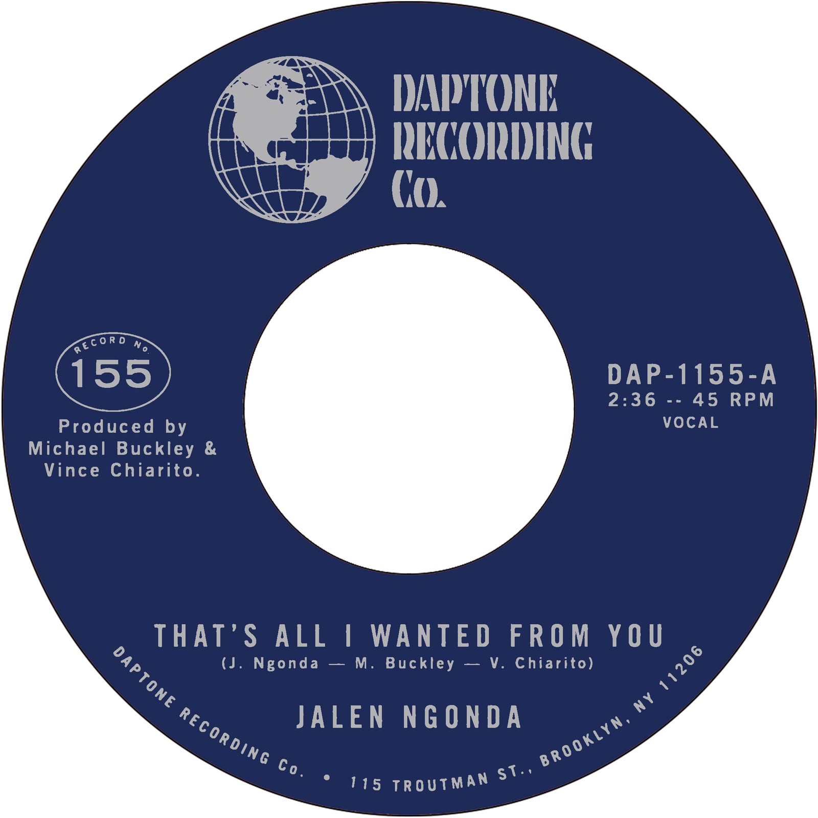 Jalen Ngonda That's All I Wanted from You/So Glad I Found You (Vinyl LP)