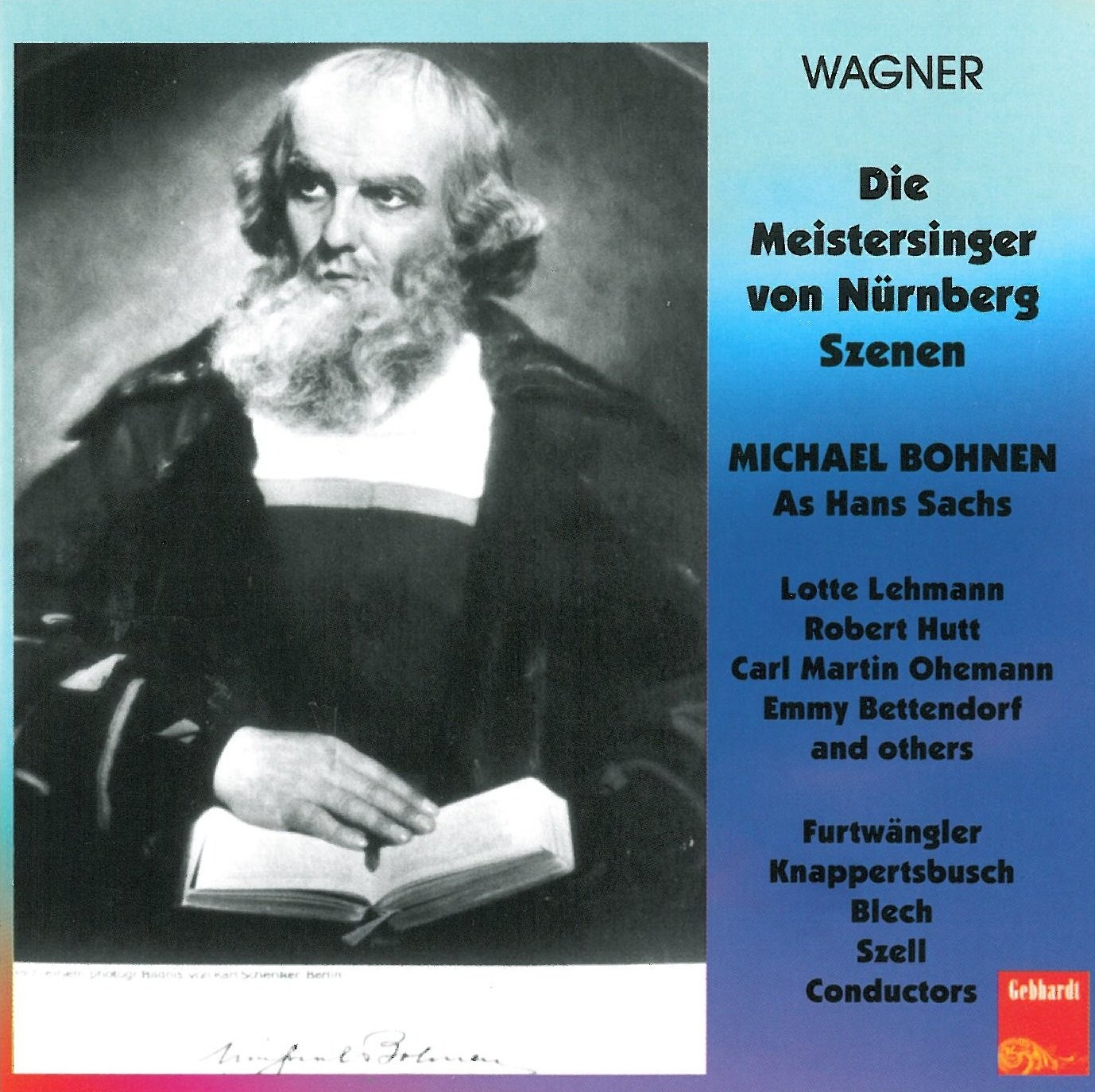 Bohnene/Lehmann Die Meistersinger Von Nurnberg (Bohnen, Lehmann) (CD) Album