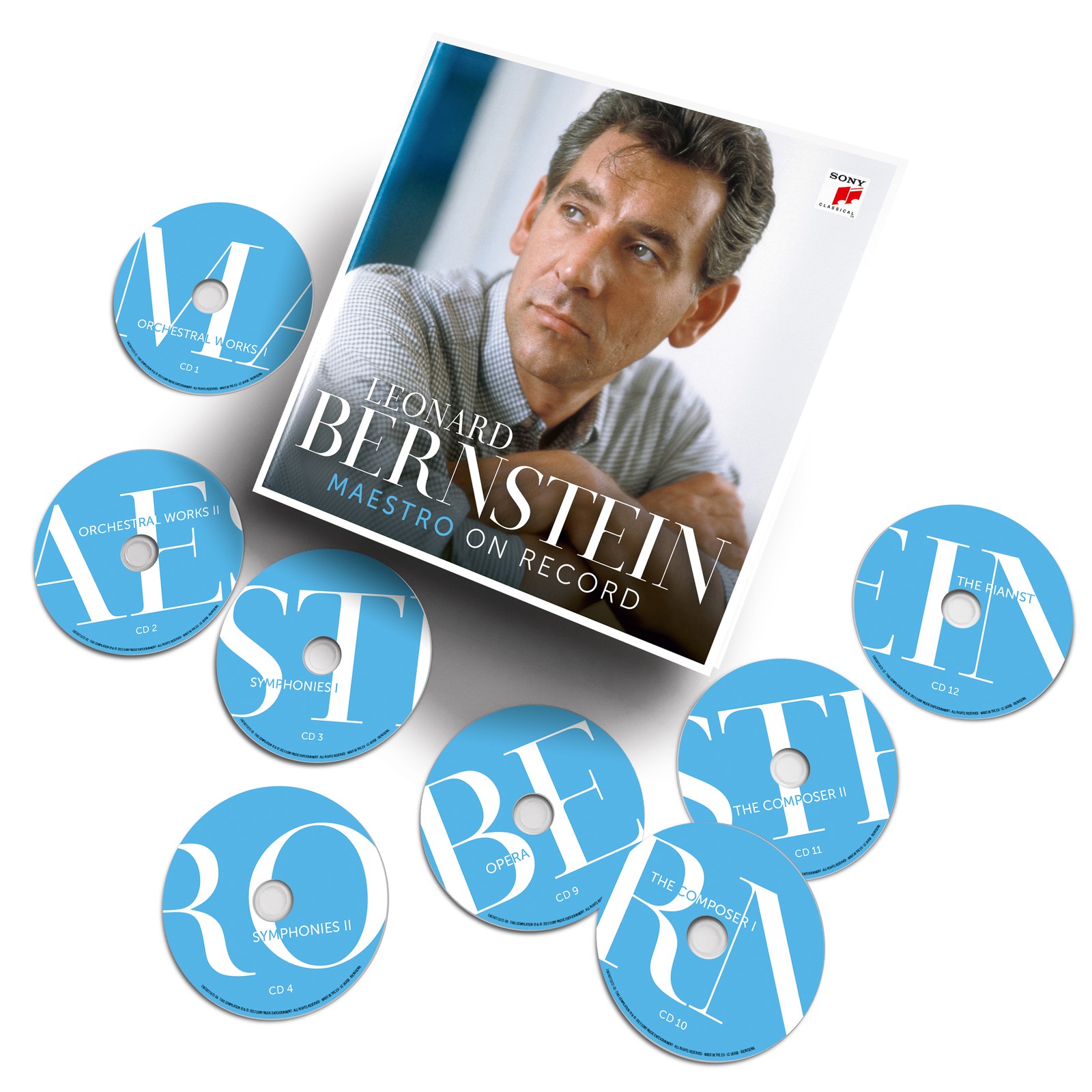 Leonard Bernstein Leonard Bernstein: Maestro On Record (CD) Box Set