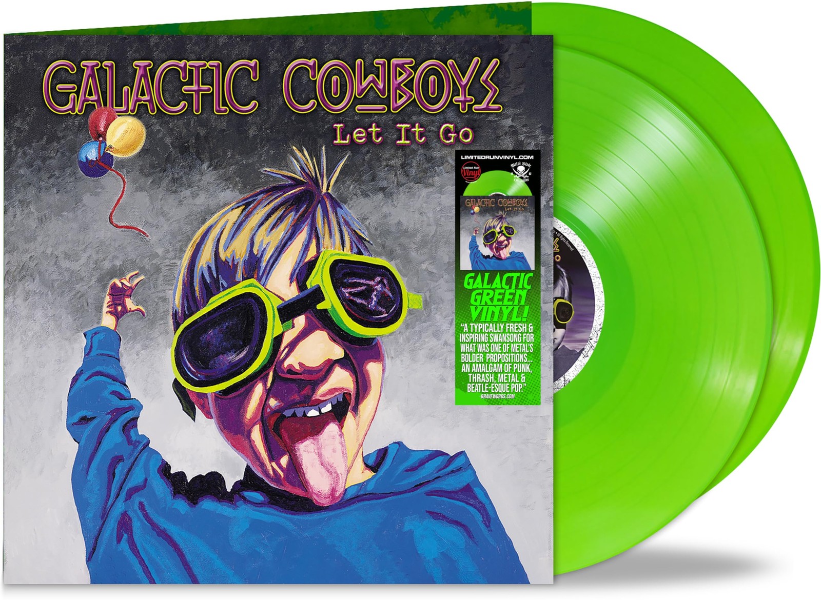Galactic Cowboys Let It Go - Galactic Green (Vinyl LP)
