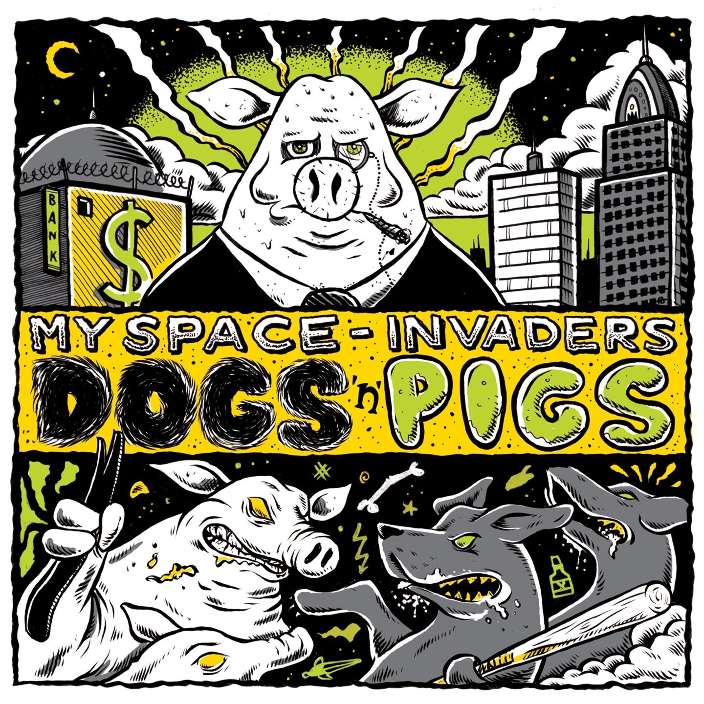 MY SPACE INVADERS Dogs 'n' Pigs (CD)
