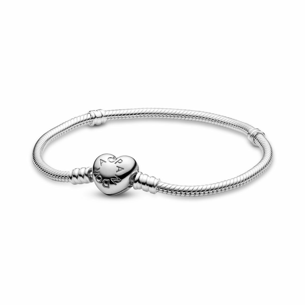 Bracciale Donna Pandora HEART CLASP SNAKE CHAIN BRACELET