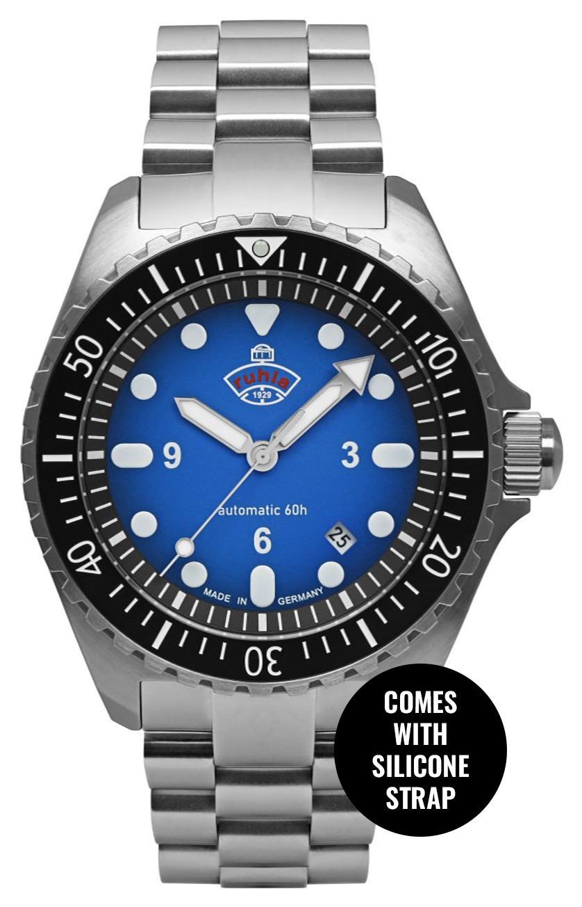 RUHLA Nva Kommando Minentaucher Automatico (43 Mm) Quadrante 4960M3SET Orologi