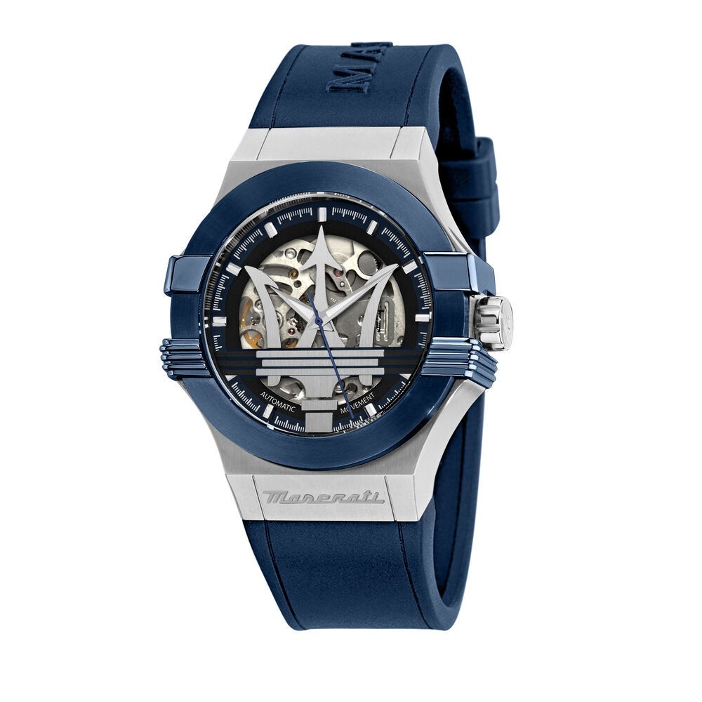 Maserati Potenza – Orologio Uomo Automatico Gomma Blu (R8821108032)