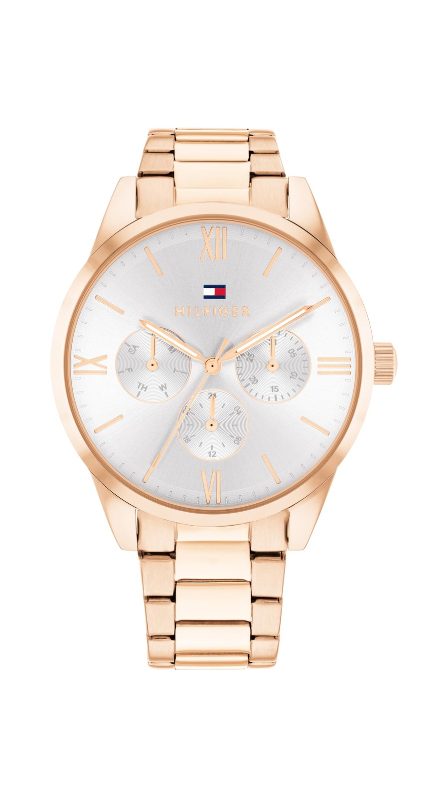 Tommy Hilfiger Analogue Multifunction Quartz Watch for Women with Stainless Stee