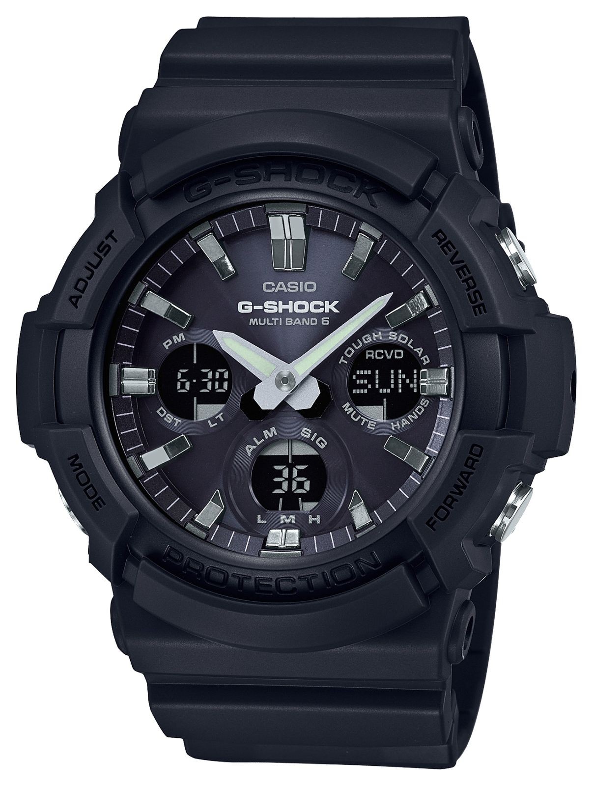 Casio Cronografo Con Allarme Waveceptor Grigio/Nero GAW-100B-1AER Orologi PVC