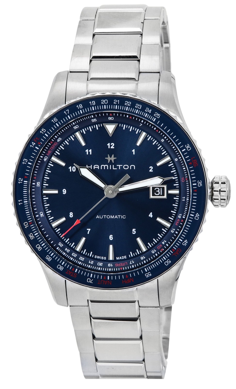 Orologio da uomo Hamilton Khaki automatico casual H76645140 100M
