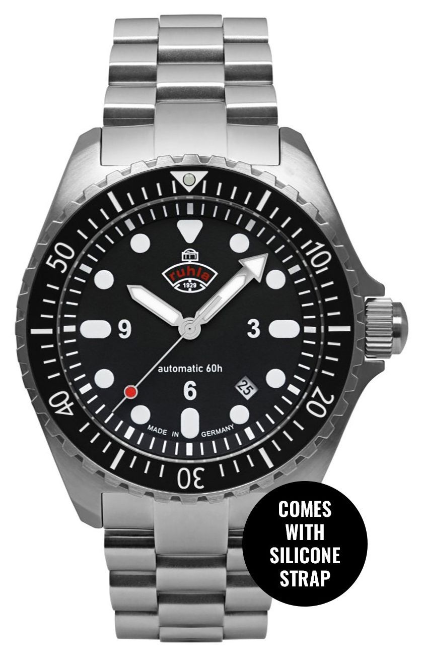 RUHLA Nva Kommando Minentaucher Automatico (43 Mm) Quadrante 4960M2SET Orologi