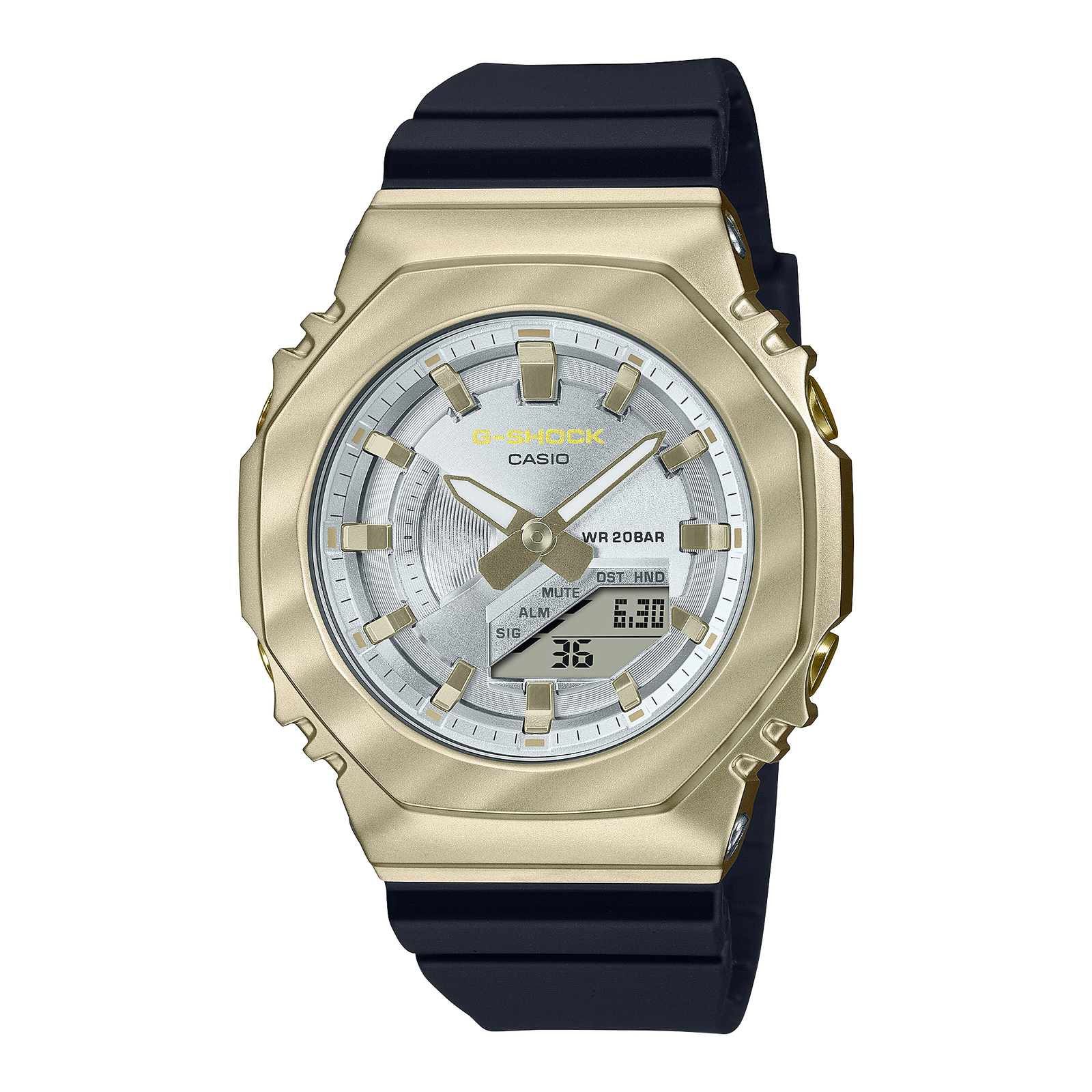SALDI Orologio CASIO G-SHOCK Serie Belle Courbe GM-S2100BC-1AER Black Silver/Gol