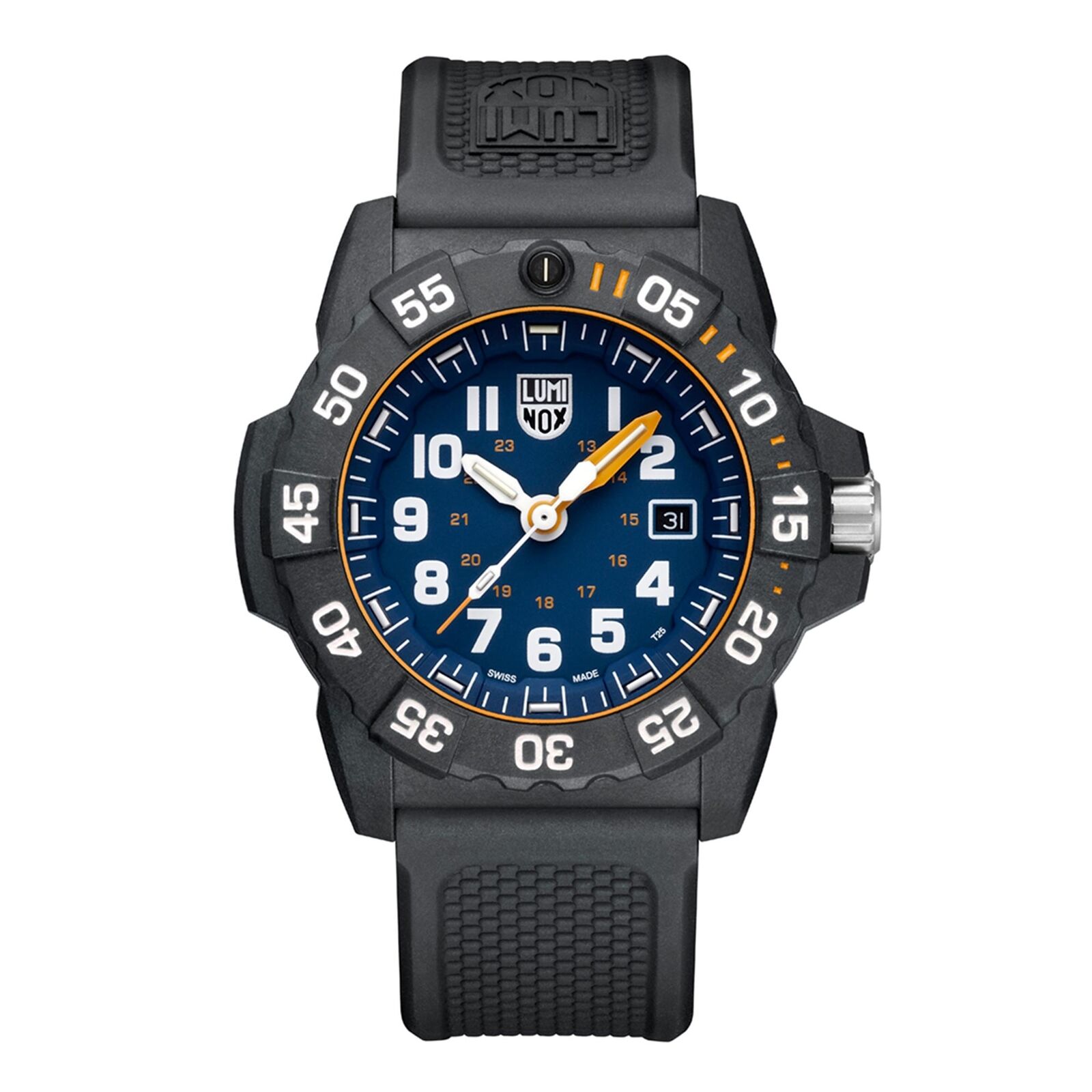 Orologio da uomo Luminox Navy SEAL serie 3500 quadrante blu cinturino nero XS...