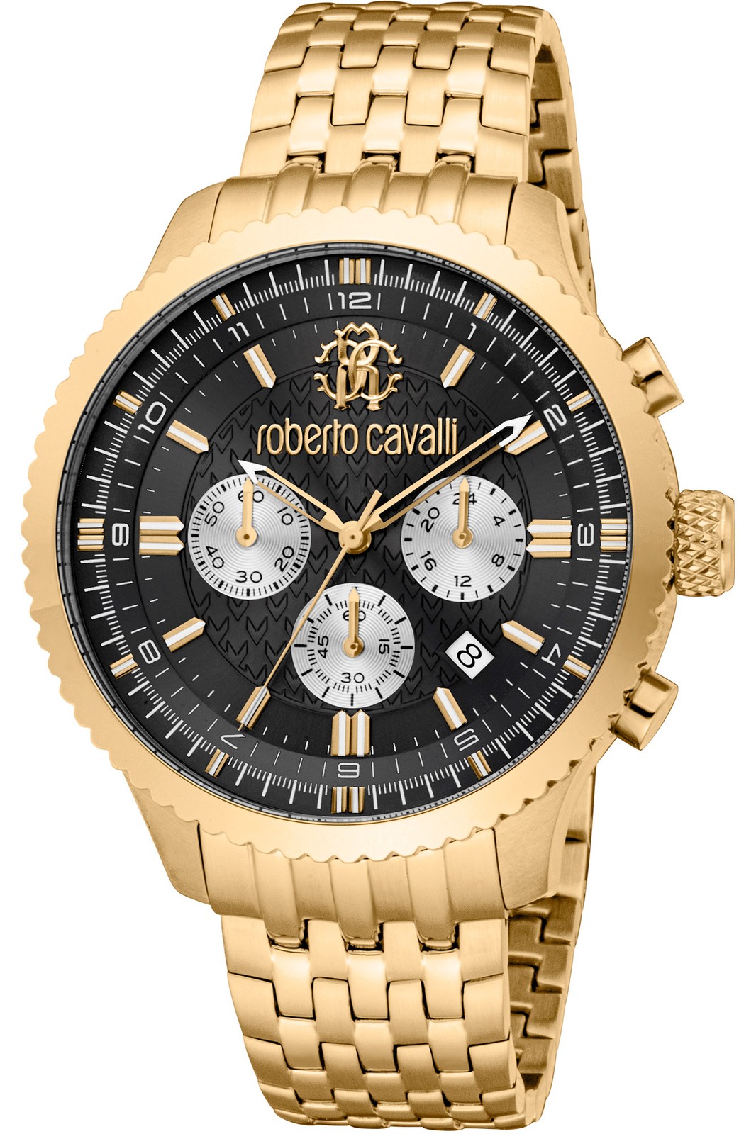 Orologio Roberto Cavalli RC5G127M0075 da Uomo Nero in Acciaio