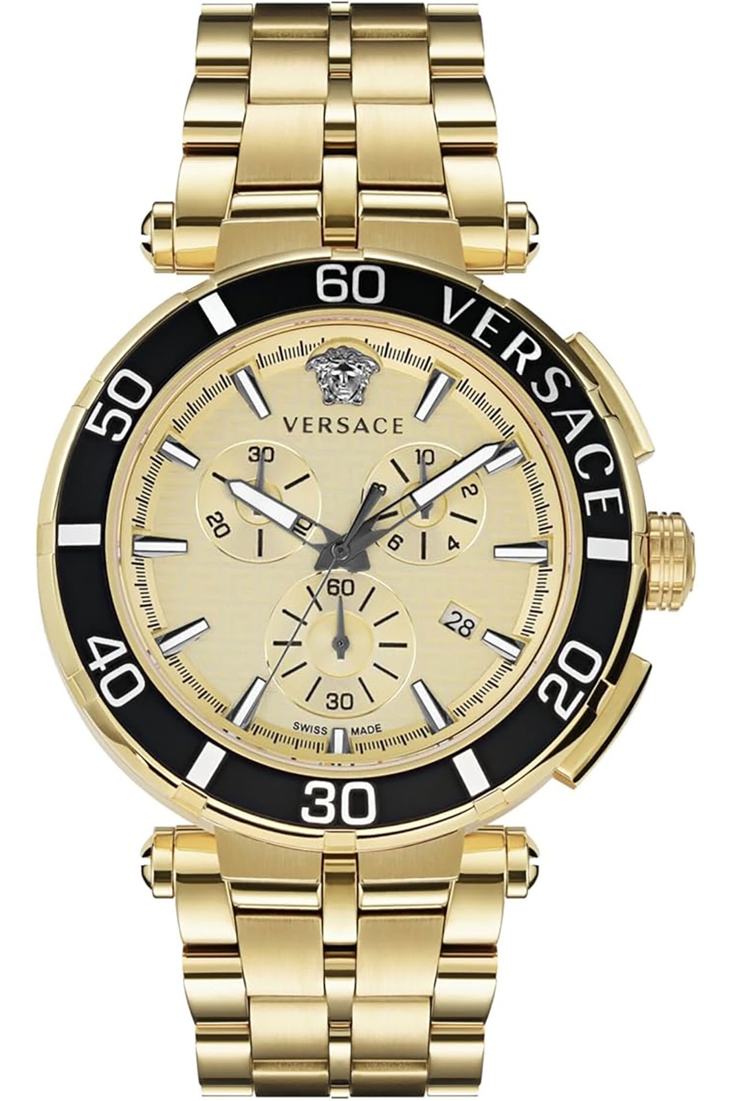 Orologio Versace  VE3L00622 da Uomo  Champagne in Acciaio INOX
