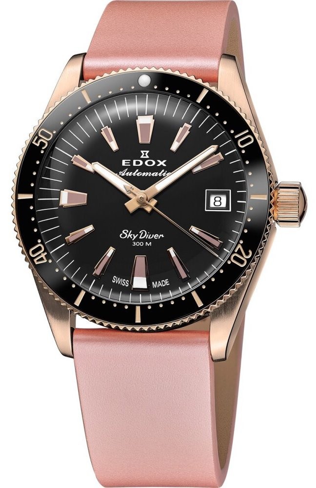 EDOX Skydiver 80131 37RNC NI Orologio Donna Meccanico