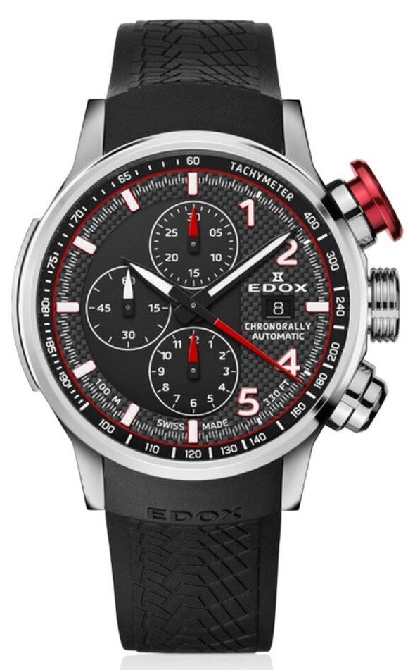 EDOX Chronorally 01129 TRCA NCAR Orologio Uomo Meccanico