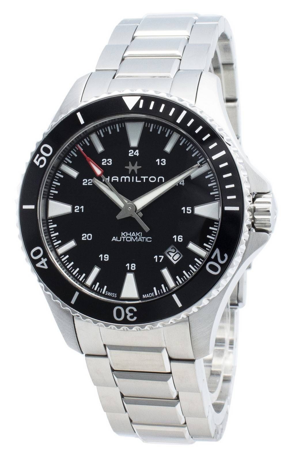 Orologio da uomo automatico Hamilton Khaki Navy H82335131