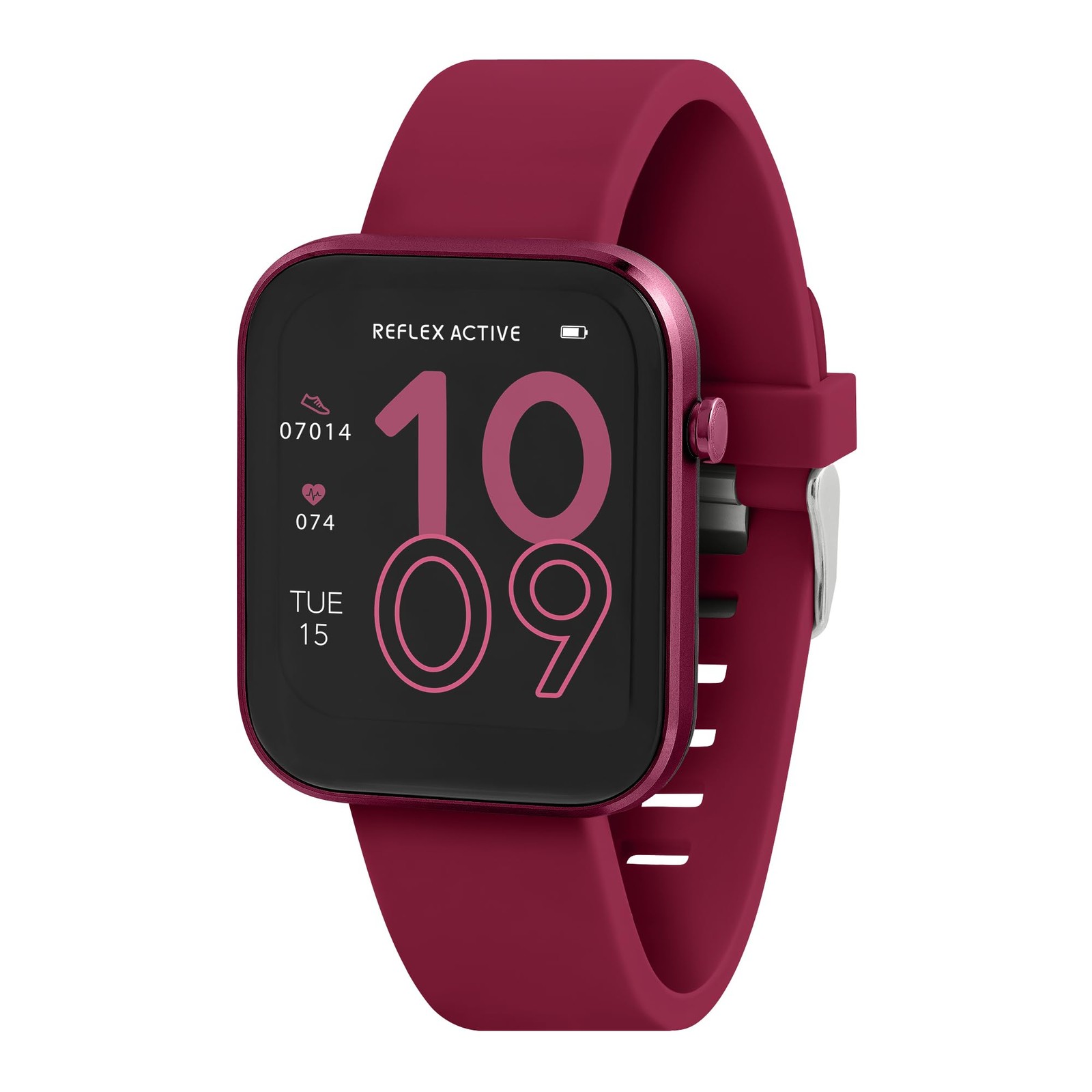 Reflex Active Series 12 Berry Strap Smart Watch