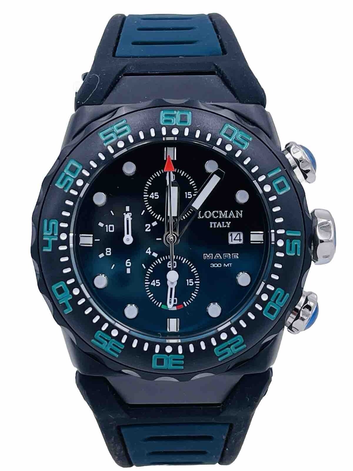 Orologio Locman Nuovo Mare Crono 560KKVK/458 Wr300m Acciaio Scontatissimo Nuovo