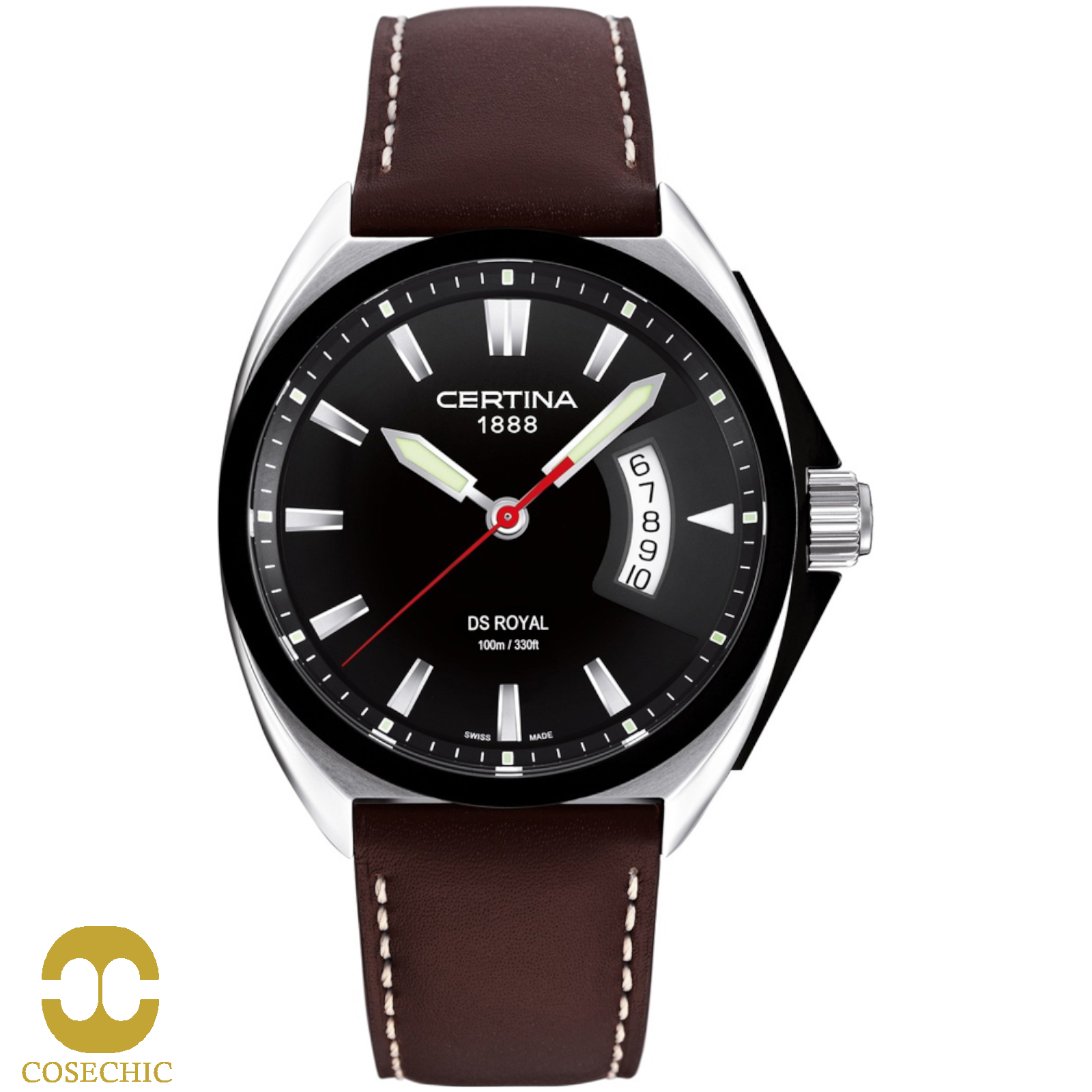 Orologio Uomo CERTINA DS ROYAL Vetro Zaffiro Cassa Acciaio - C010.410.16.051.00