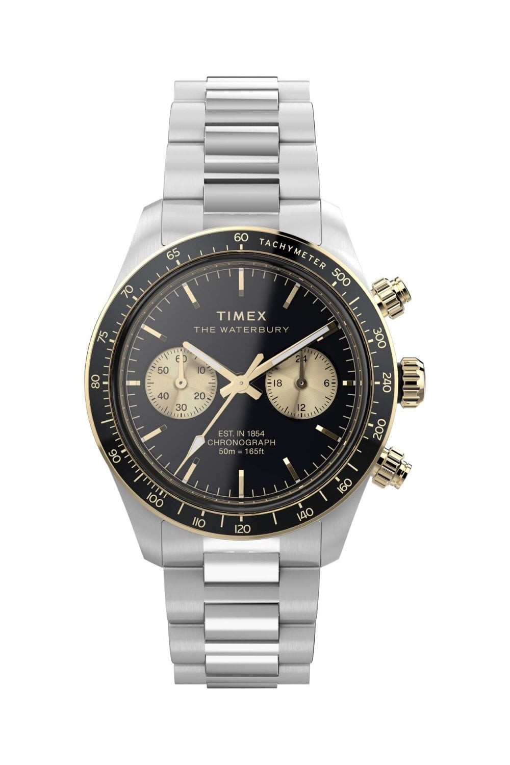 Timex orologio da uomo Waterbury Heritage cronografo 38mm 5ATM TW2Y24000