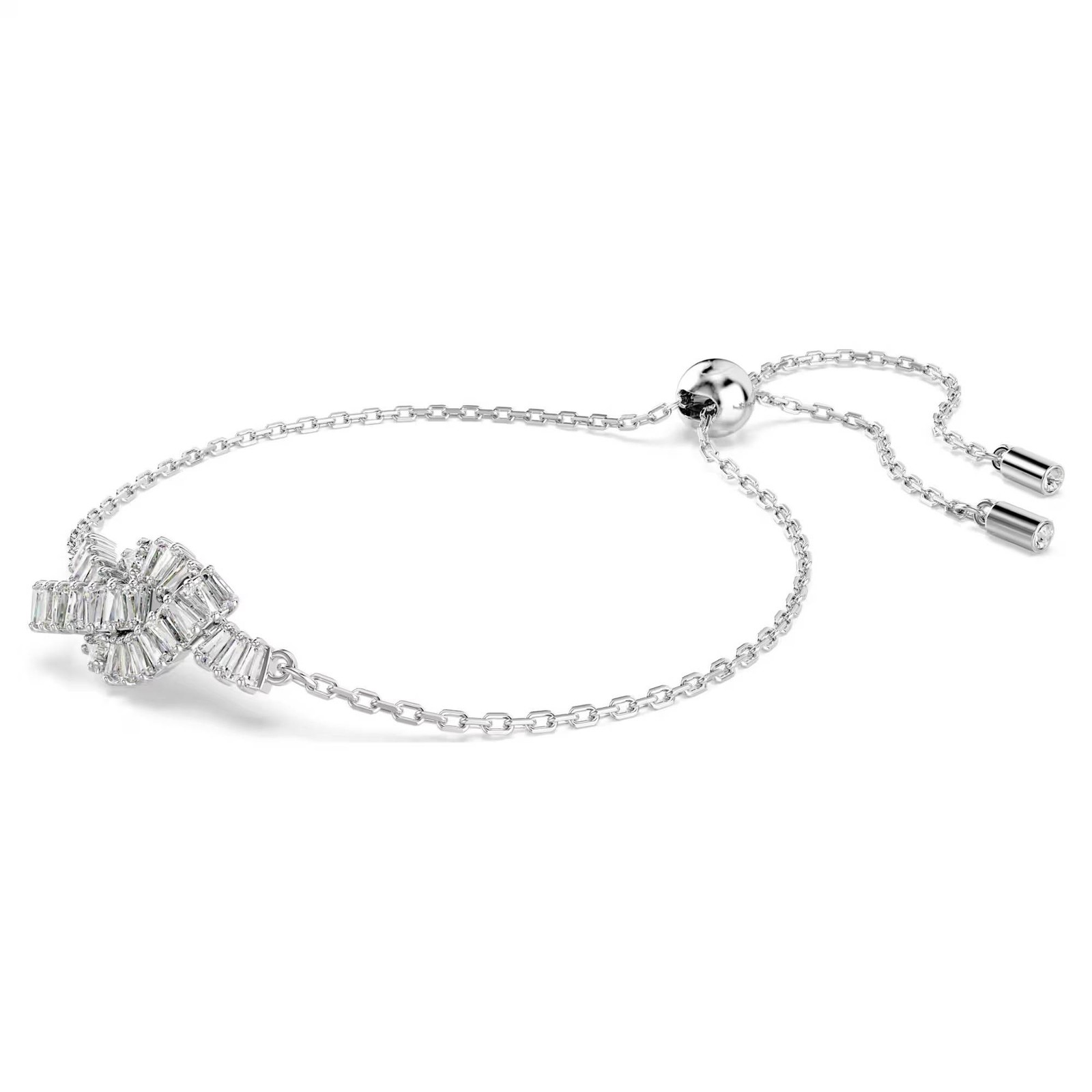 Bracciale Swarovski Matrix Nodo 5731101 Bracelet Donna regolabile Rodio