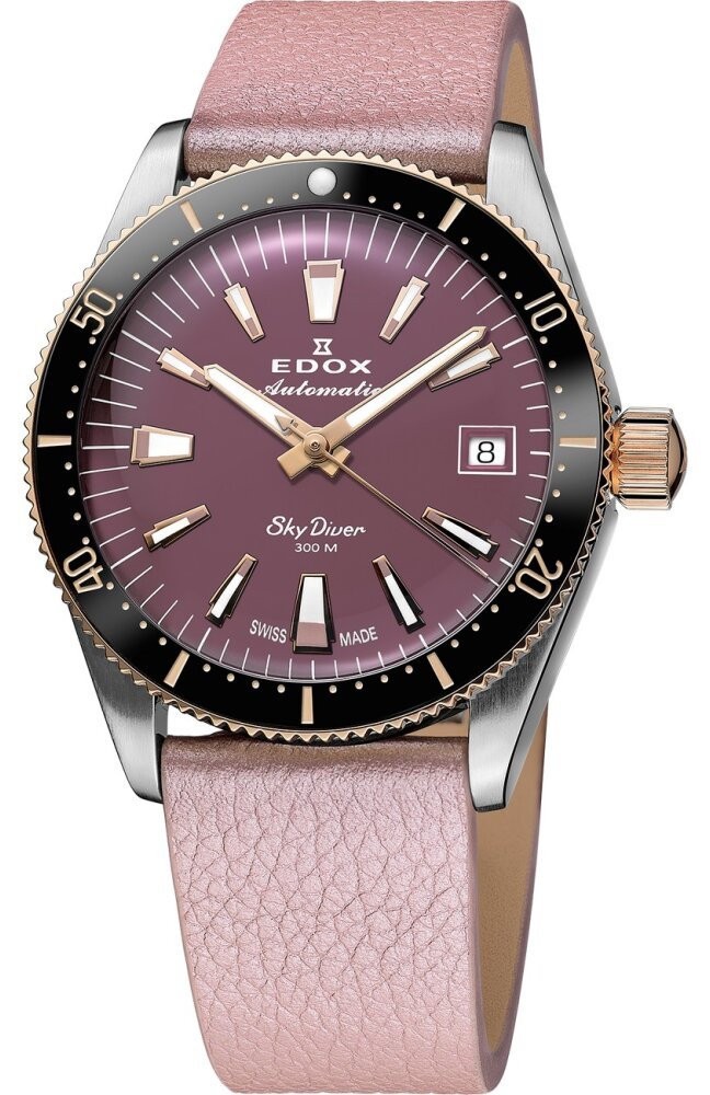 EDOX Skydiver 80131 357RNRC VIO Orologio Donna Meccanico