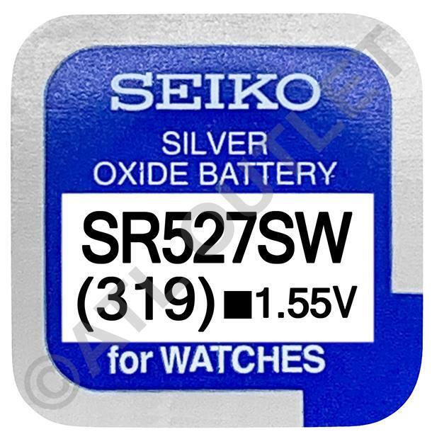 Seiko 319 SR527SW 1.55v Ossido D'Argento, senza Mercurio Batteria Orologio - IN
