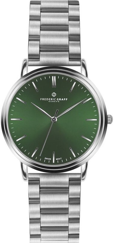 Orologio al quarzo da uomo Frederic Graff SWISS argento