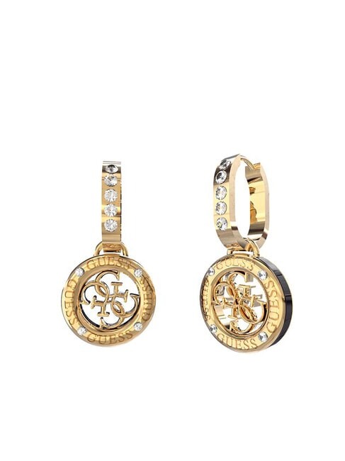 orecchini GUESS 4g loop orecchini YELLOW GOLD/BLACK ND  scelta=P YELLOW GOLD/BLA