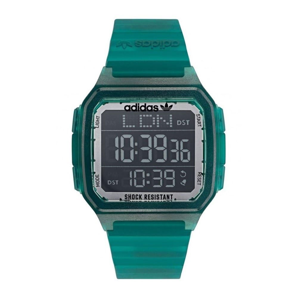 Adidas Men's Digital Quarz Watch with Plastic Strap AOST22048