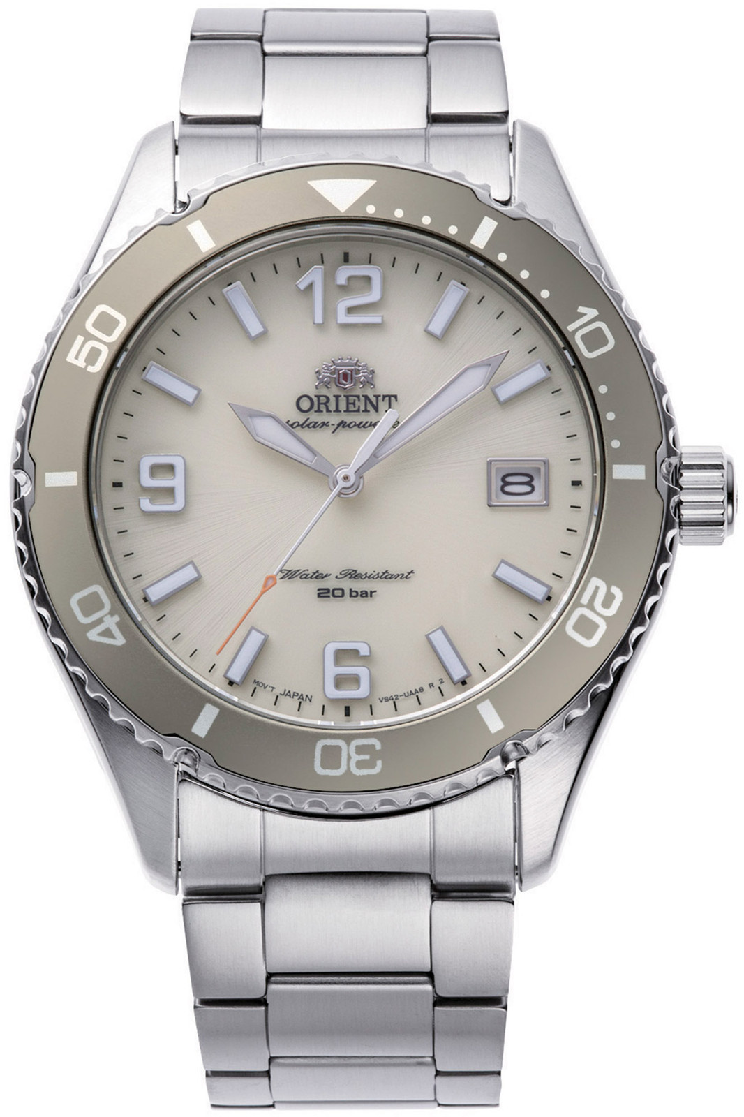 Orologio ORIENT  RA-WJ0003S10B da Unisex  Bianco crema in Acciaio INOX