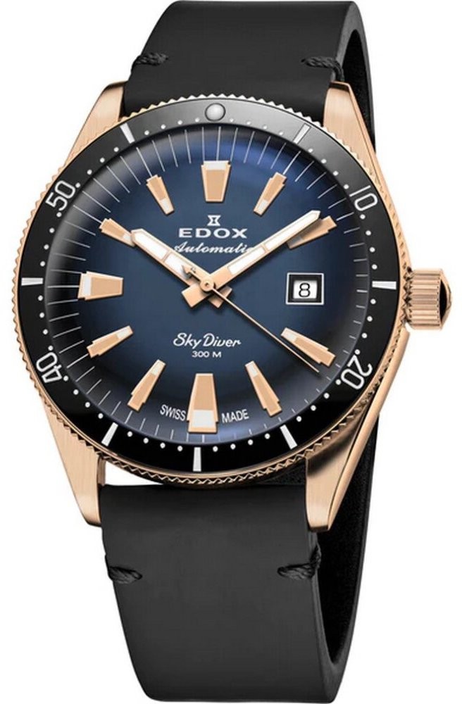 EDOX Skydiver 80126 BRN BUIDR Orologio Uomo Meccanico
