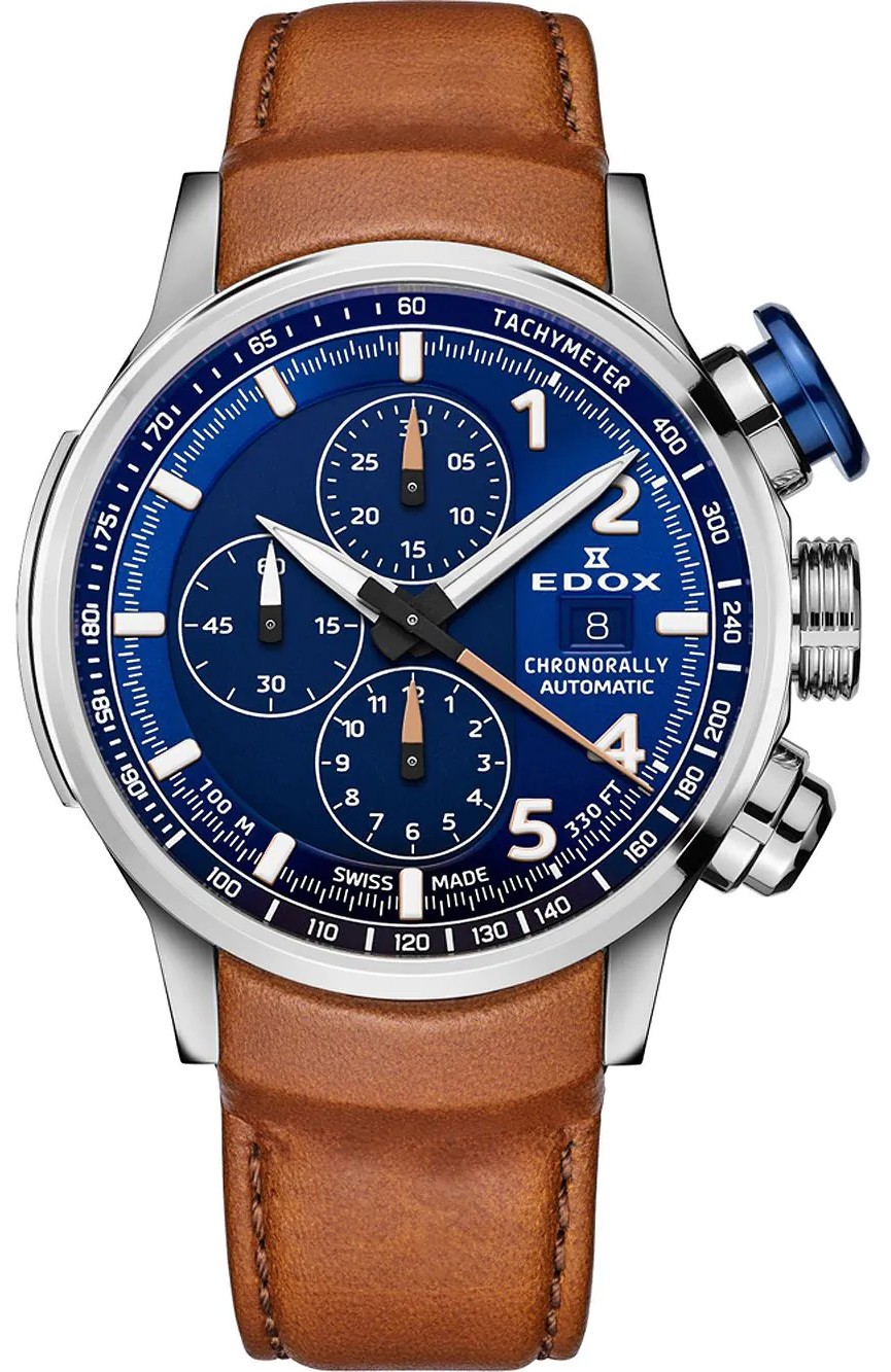 EDOX Chronorally 01129 TBUCBR BUBR Orologio Uomo Meccanico