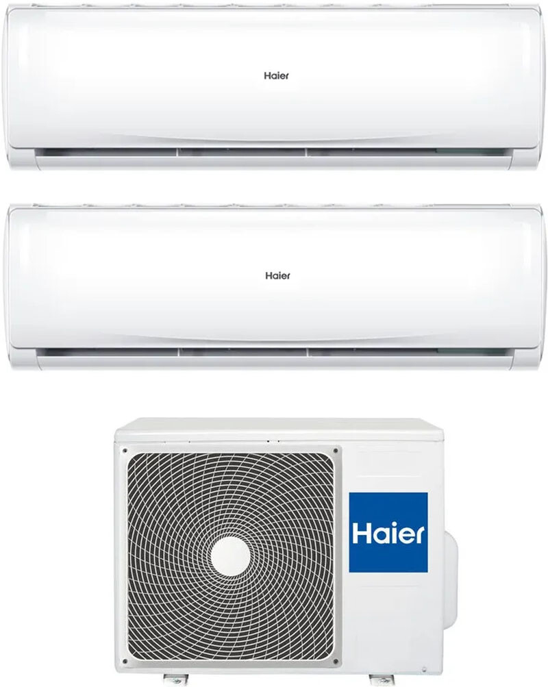 Haier Climatizzatore Dual Split 9+12 Btu/h A++ TRENDY 9+12