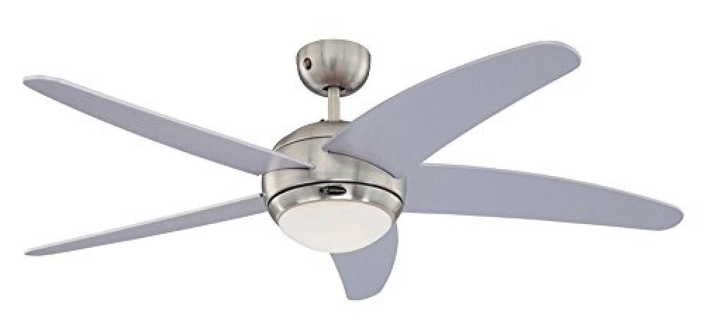 Westinghouse 7222040 Ventilatore a Soffitto Bendan, Metallo, 80 watts, Cromo Sat