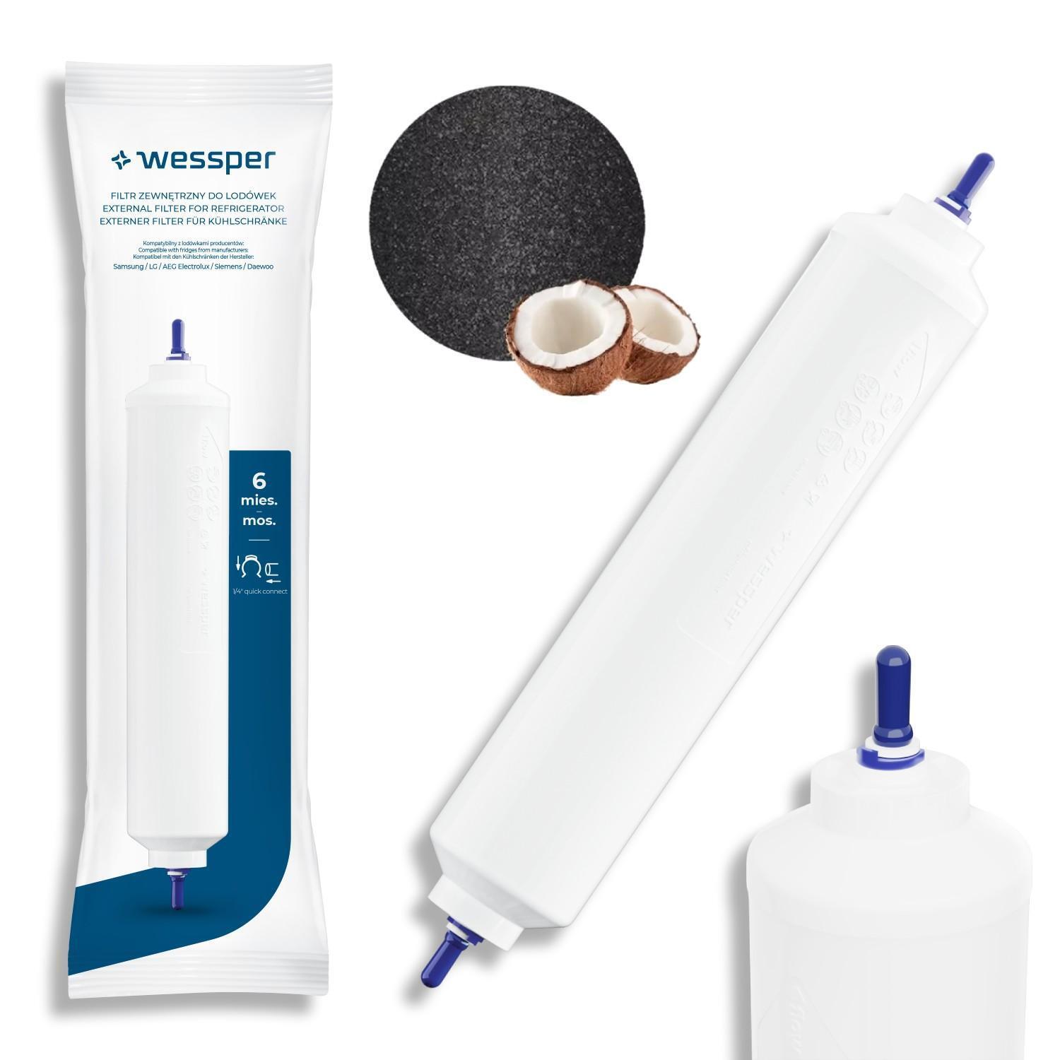 Filtro acqua frigorifero per Samsung Side By Side LG Whirpool DA29-10105J HAFEX