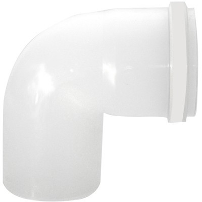 CURVA MONO-PARETE IN PPs 90° LINEA CONDENSAZIONE Diam 80 Fumisteria