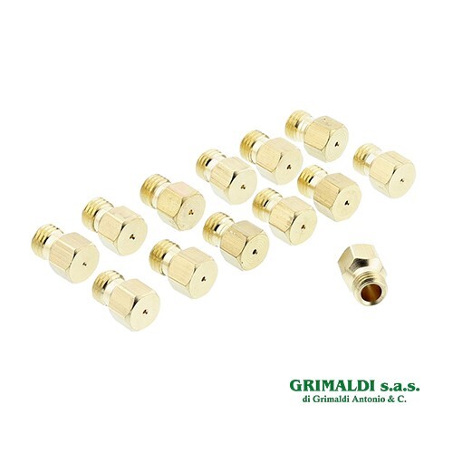 SET DA 13 UGELLI GPL PER PIANO COTTURA REX ELECTROLUX AEG 50253836006 ORIGINALE