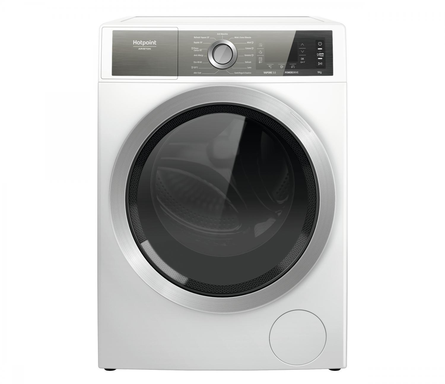 Lavatrice 9 Kg A 64cm 1400 giri Inverter Vapore H7 99 GPOWER IT HOTPOINT ARISTON