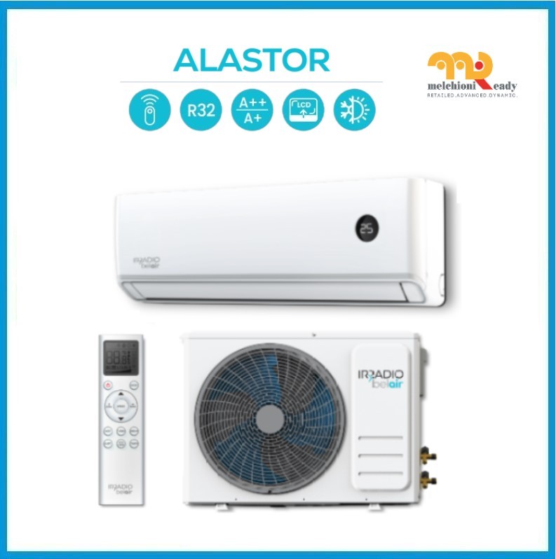 IRRADIO ALASTOR CONDIZIONATORE 9000 BTU POMPA DI CALORE INVERTER R32 A++ A+