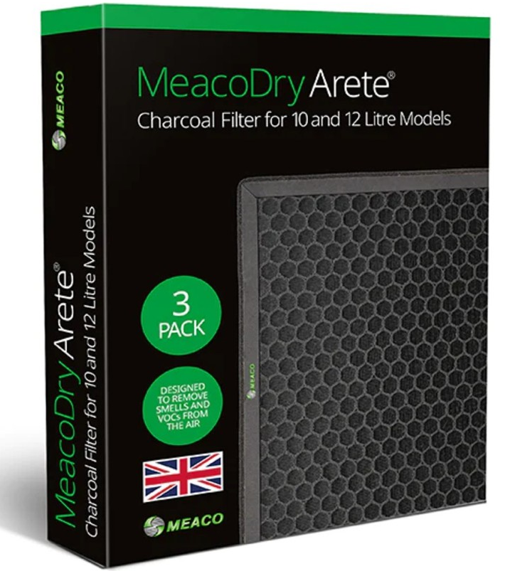 Filtro a carbone Meaco Dry Arete H13 per modelli da 10 e 12 L (confezione da 3)