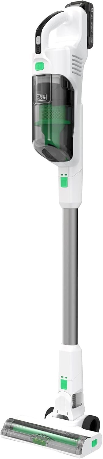 Black+Decker Aspirapolvere Senza Fili 4in1 Scopa Elettrica 18V LED REVSV18D1-QW